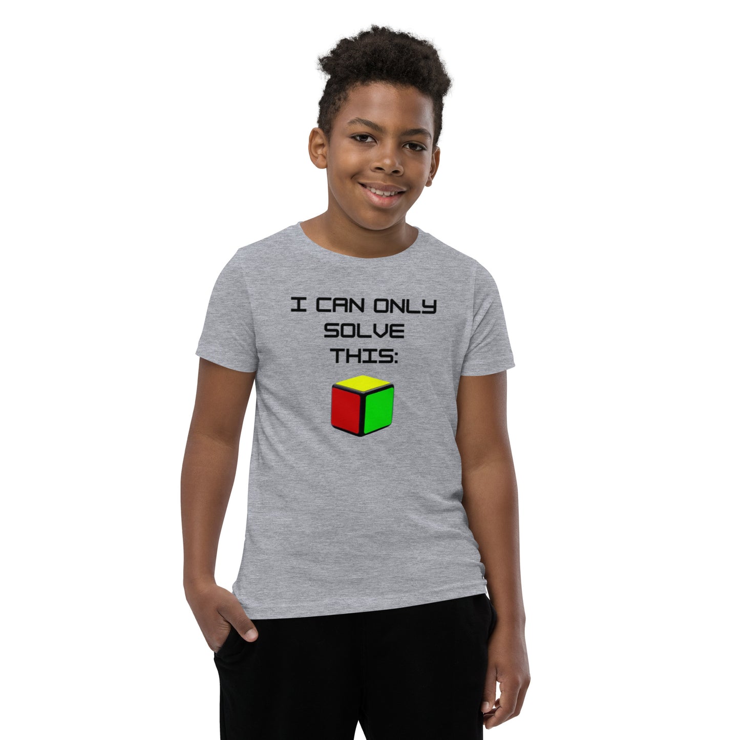 Cubing T-Shirt - I Can Only Solve This (Kids Sizes - Unisex)