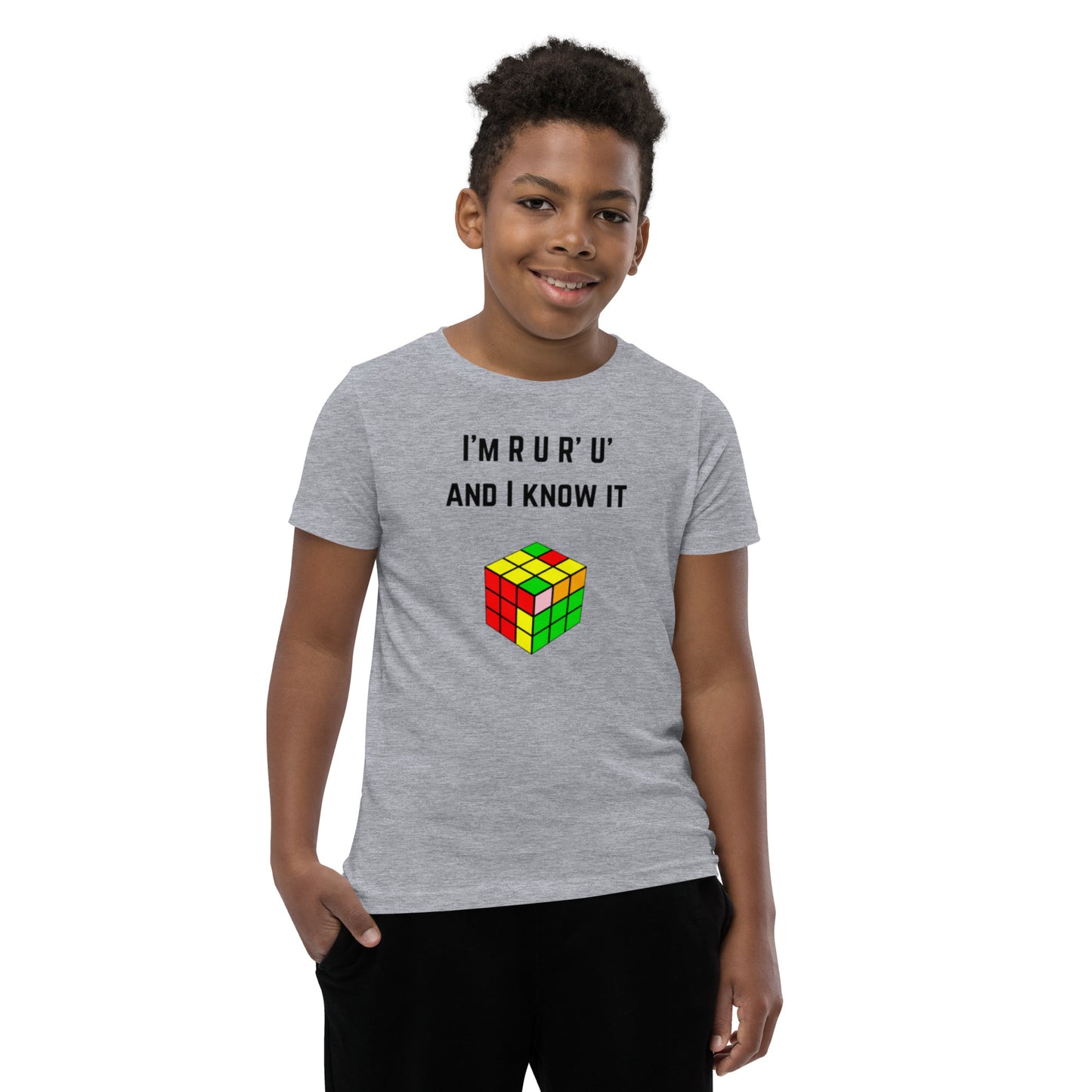 RURU Cubing T-Shirt Cuber Shirt (Kids Sizes - Unisex)