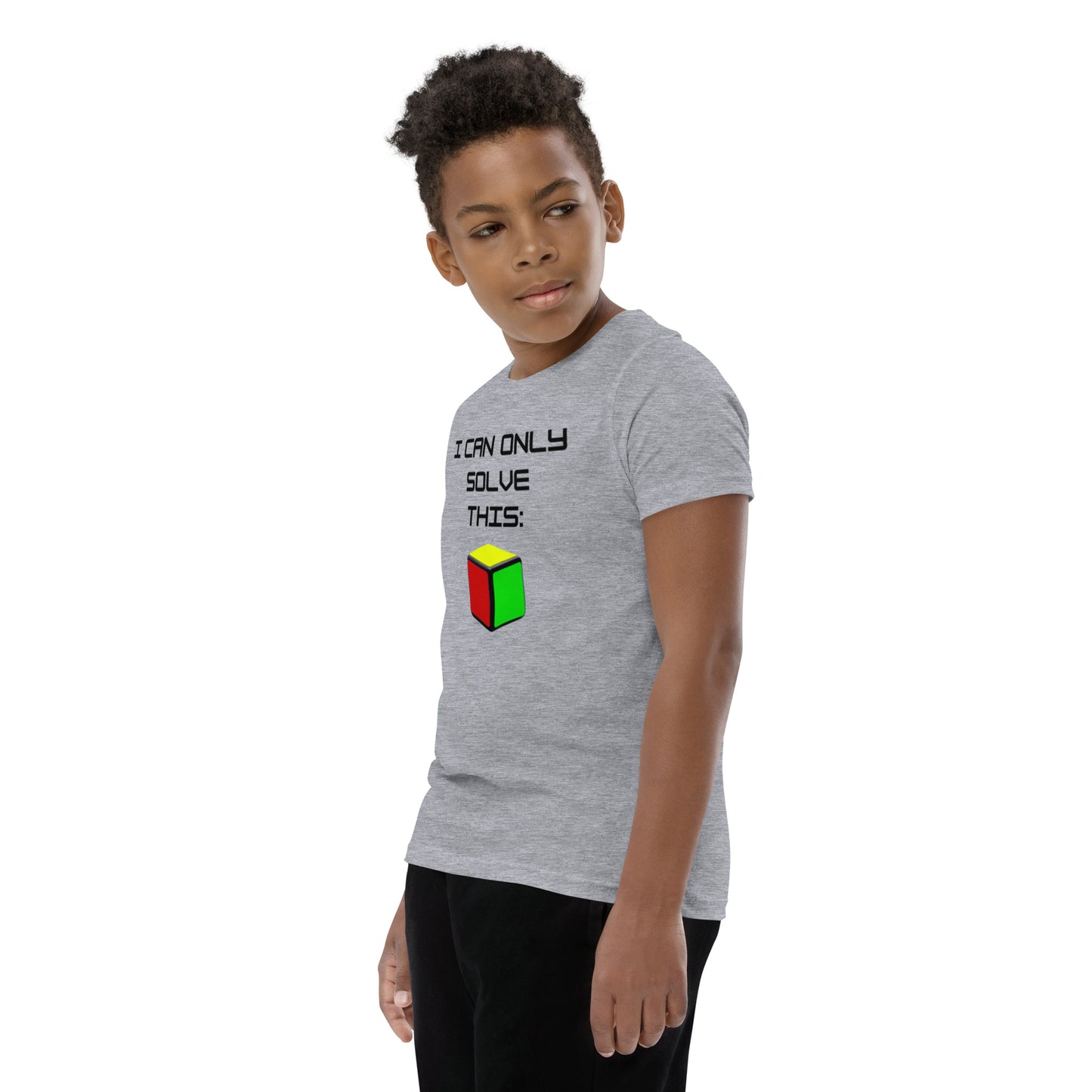 Cubing T-Shirt - I Can Only Solve This (Kids Sizes - Unisex)