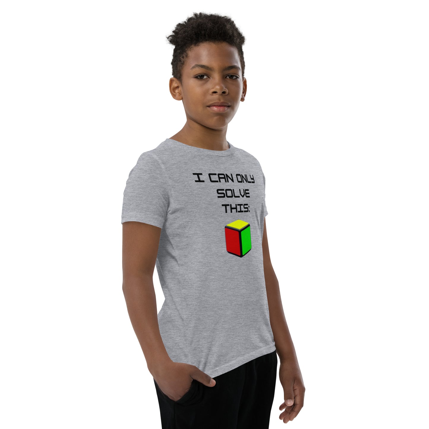Cubing T-Shirt - I Can Only Solve This (Kids Sizes - Unisex)