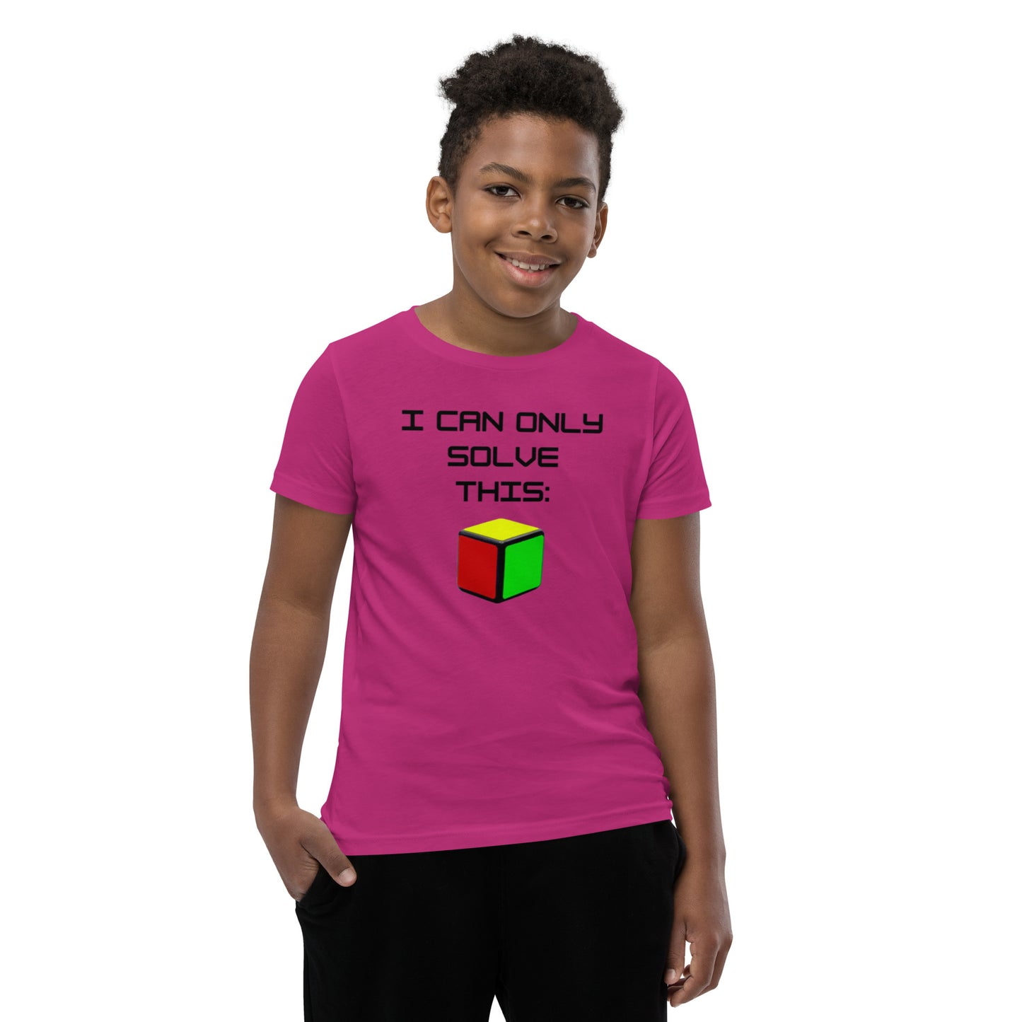 Cubing T-Shirt - I Can Only Solve This (Kids Sizes - Unisex)
