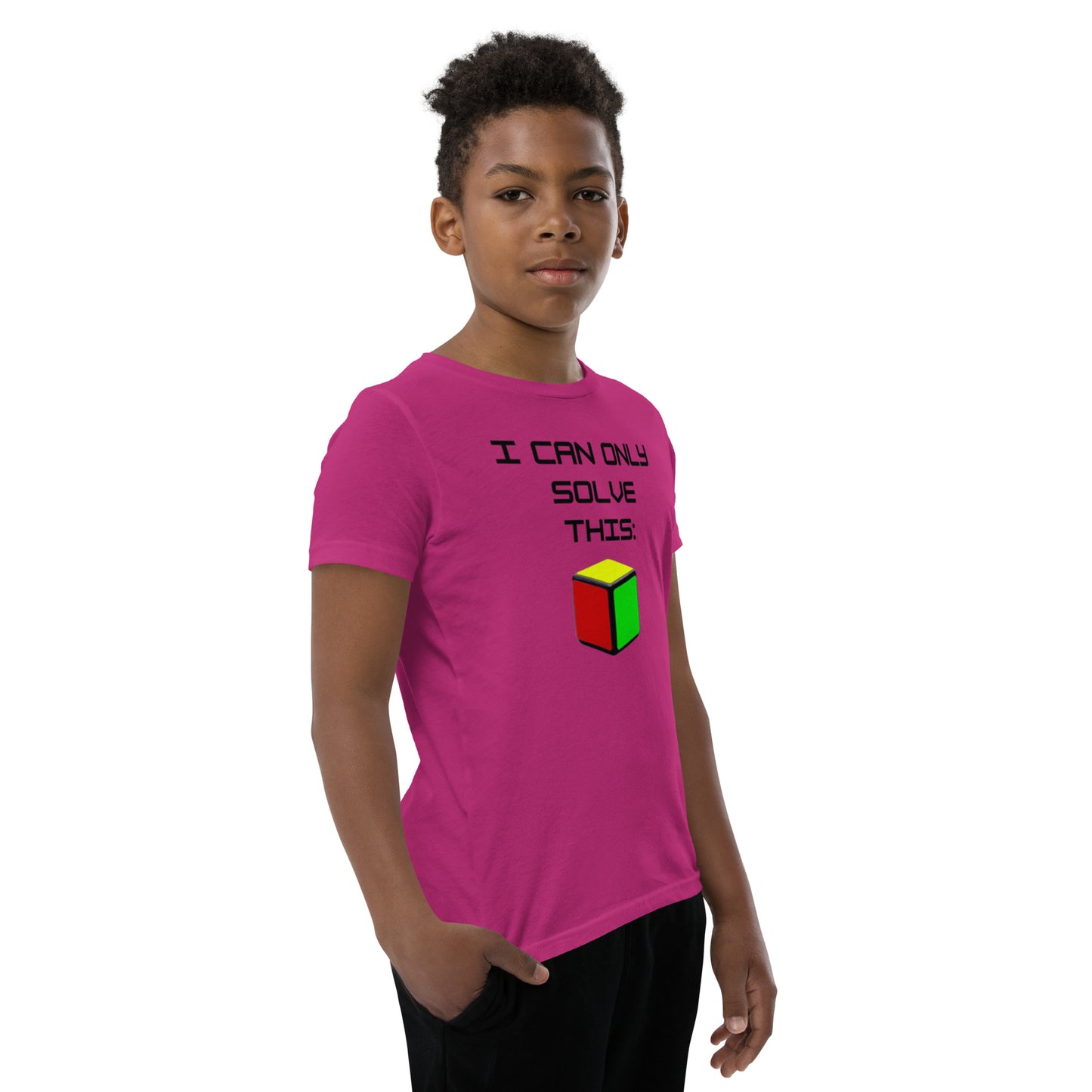 Cubing T-Shirt - I Can Only Solve This (Kids Sizes - Unisex)