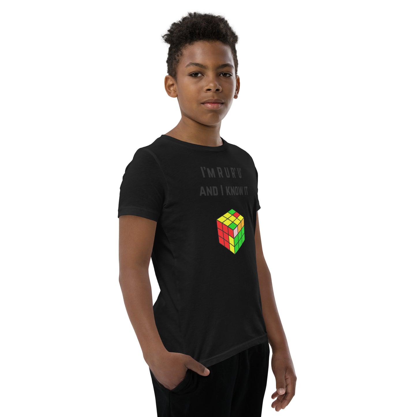 RURU Cubing T-Shirt Cuber Shirt (Kids Sizes - Unisex)