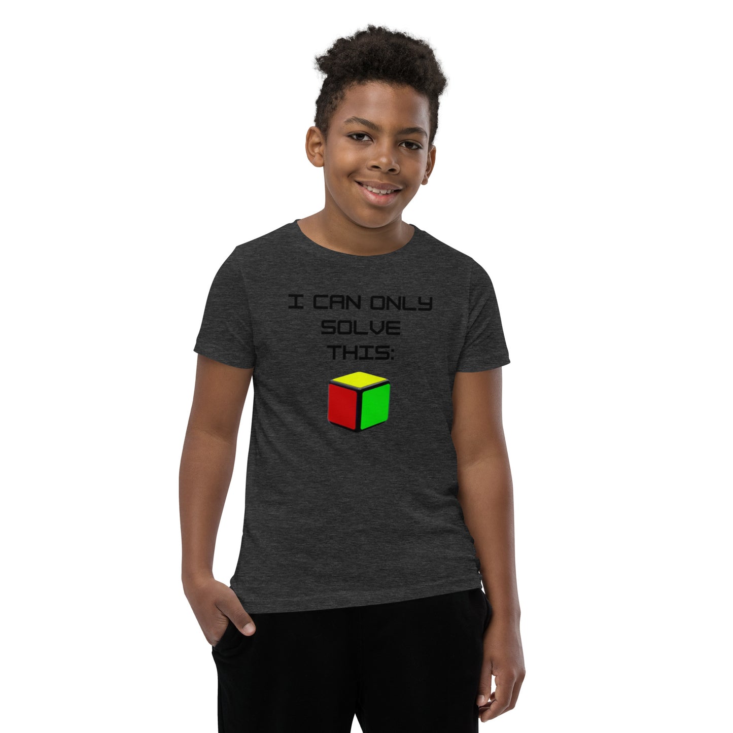 Cubing T-Shirt - I Can Only Solve This (Kids Sizes - Unisex)