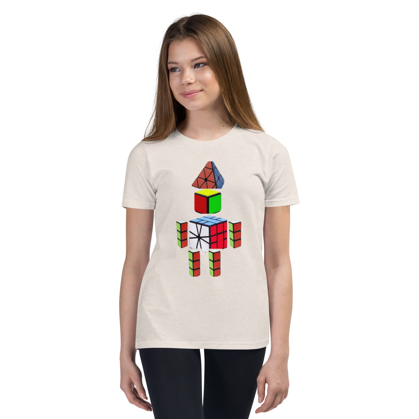 Cubeman Cubing T-Shirt for Cubers (Kids Sizes - Unisex)
