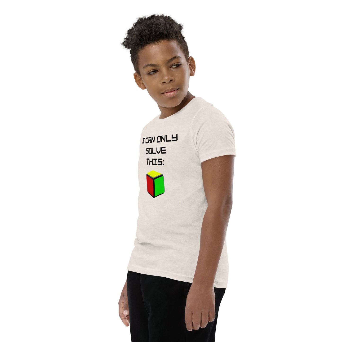 Cubing T-Shirt - I Can Only Solve This (Kids Sizes - Unisex)