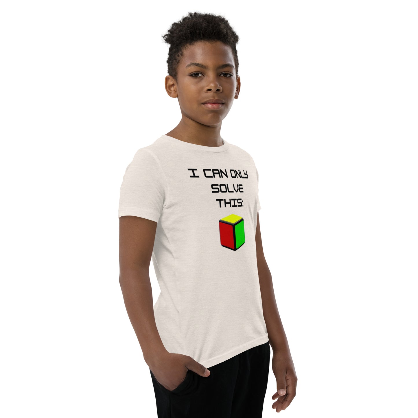 Cubing T-Shirt - I Can Only Solve This (Kids Sizes - Unisex)