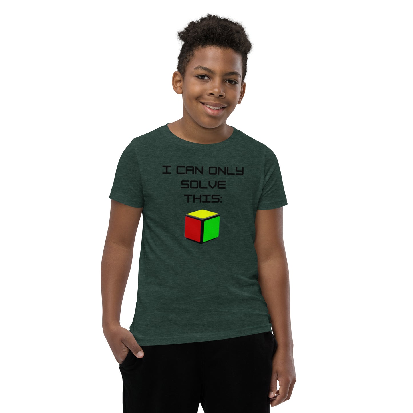 Cubing T-Shirt - I Can Only Solve This (Kids Sizes - Unisex)