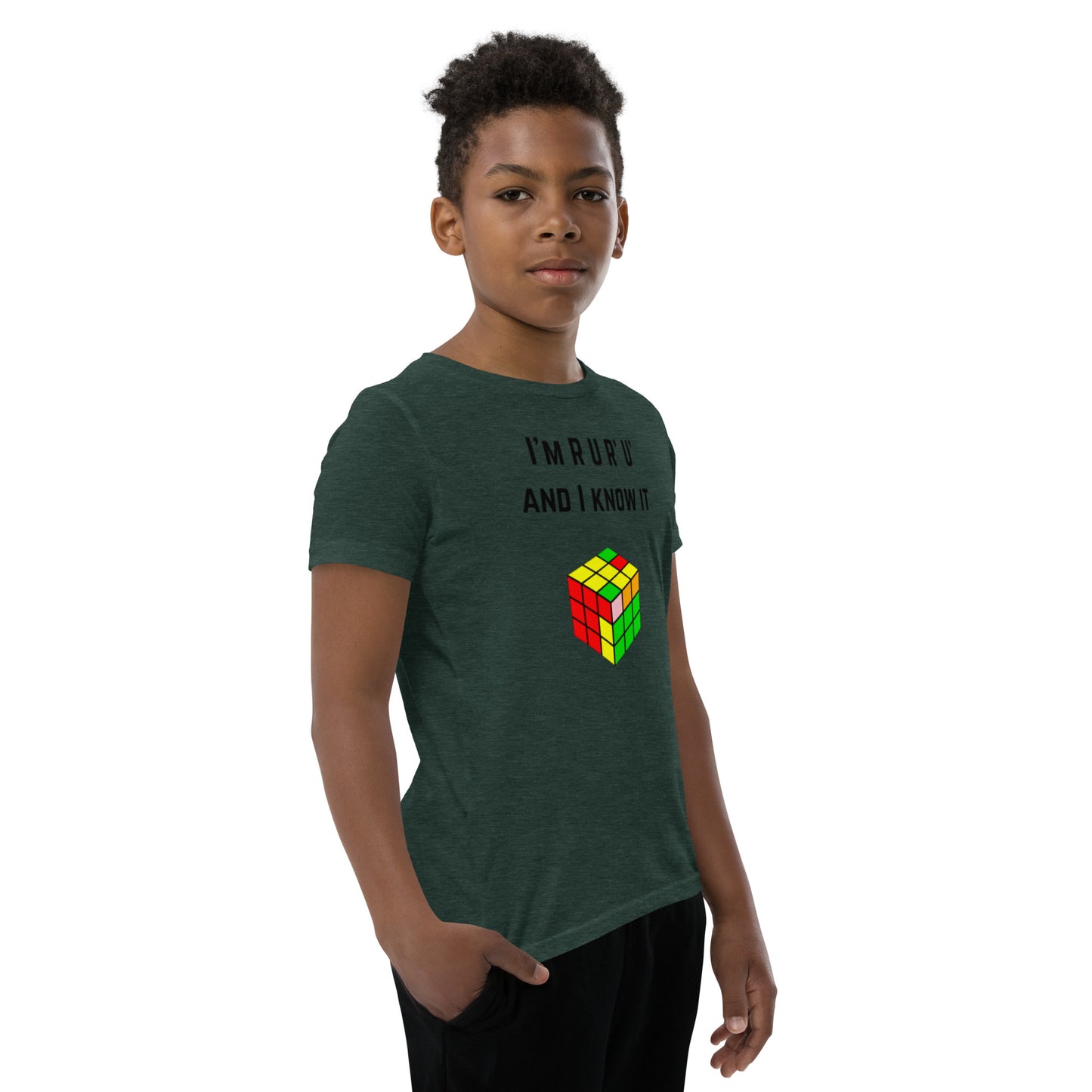 RURU Cubing T-Shirt Cuber Shirt (Kids Sizes - Unisex)