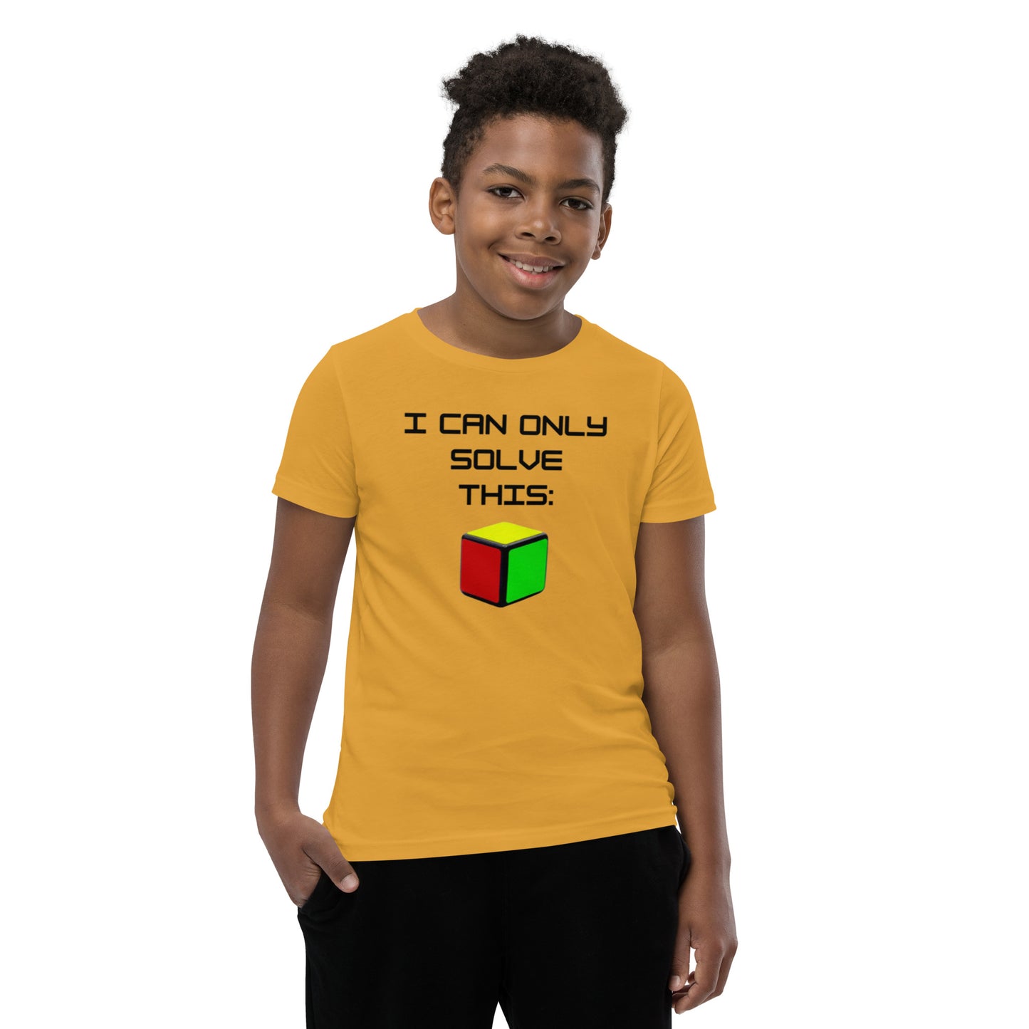 Cubing T-Shirt - I Can Only Solve This (Kids Sizes - Unisex)
