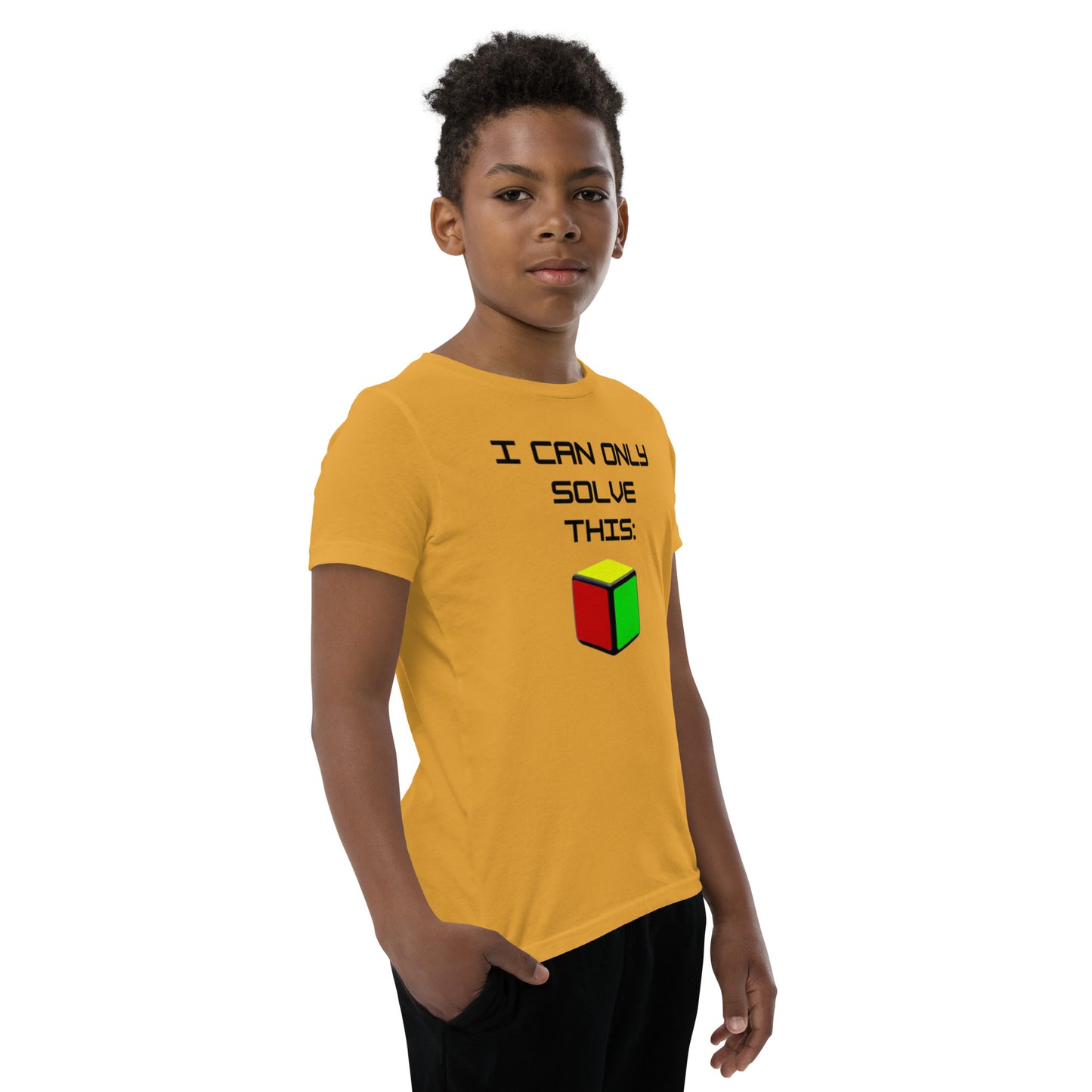 Cubing T-Shirt - I Can Only Solve This (Kids Sizes - Unisex)
