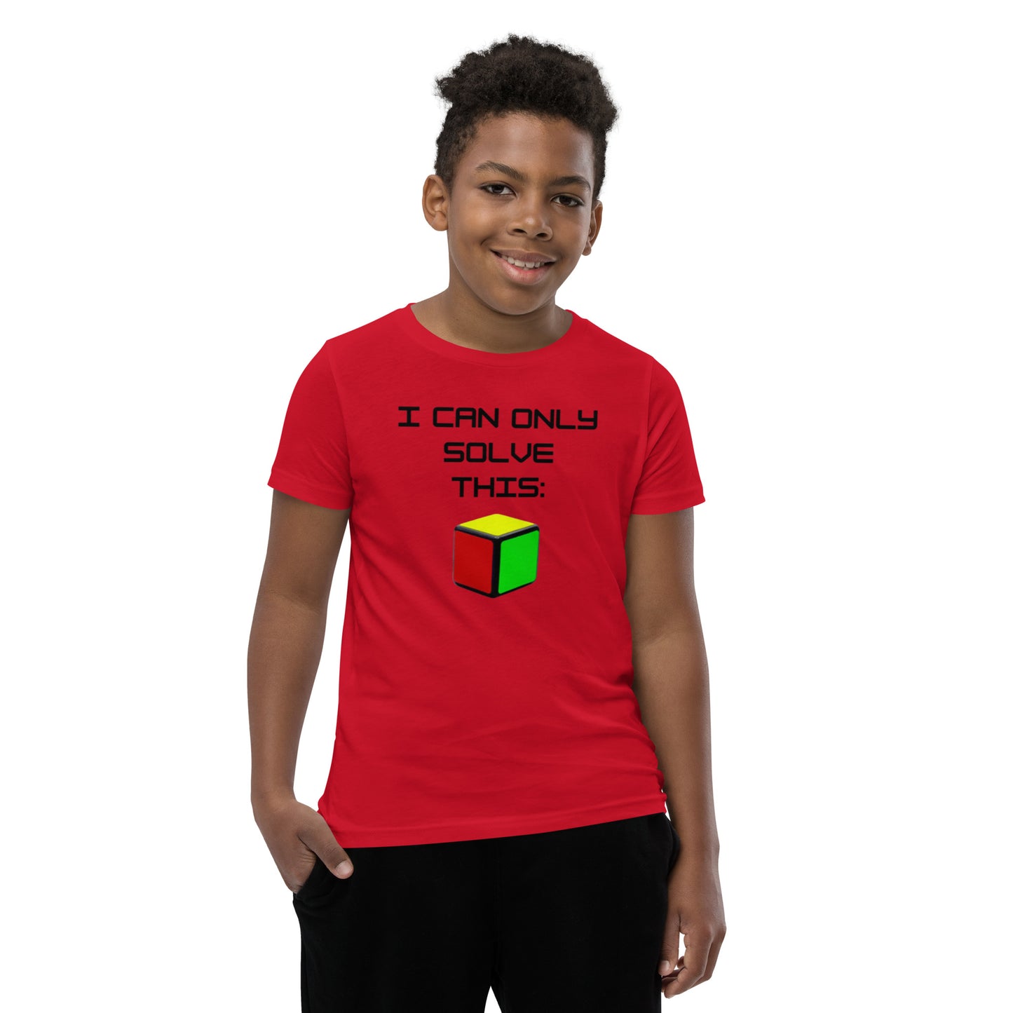 Cubing T-Shirt - I Can Only Solve This (Kids Sizes - Unisex)