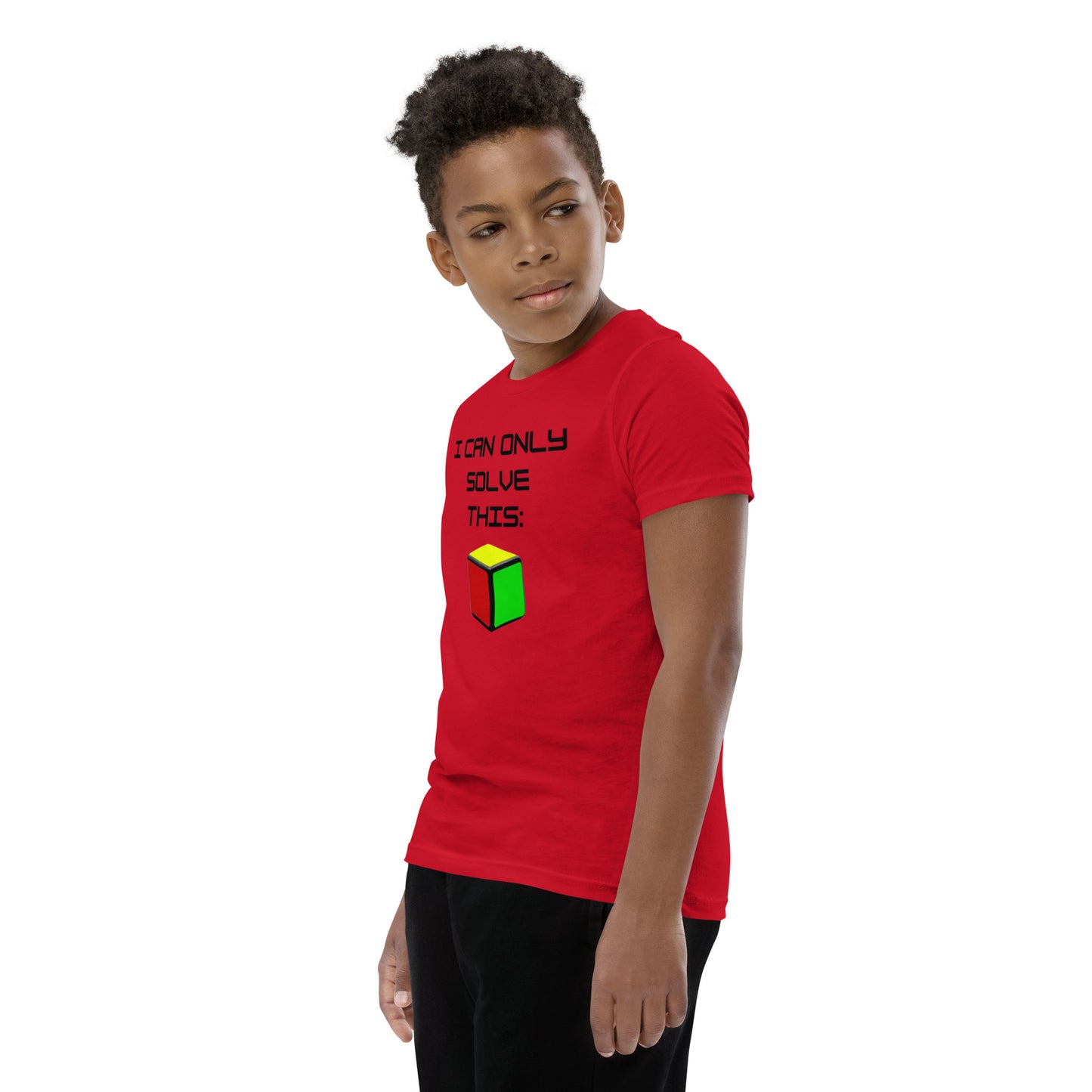 Cubing T-Shirt - I Can Only Solve This (Kids Sizes - Unisex)