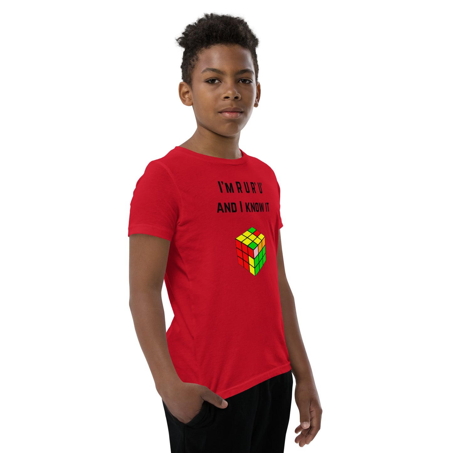 RURU Cubing T-Shirt Cuber Shirt (Kids Sizes - Unisex)