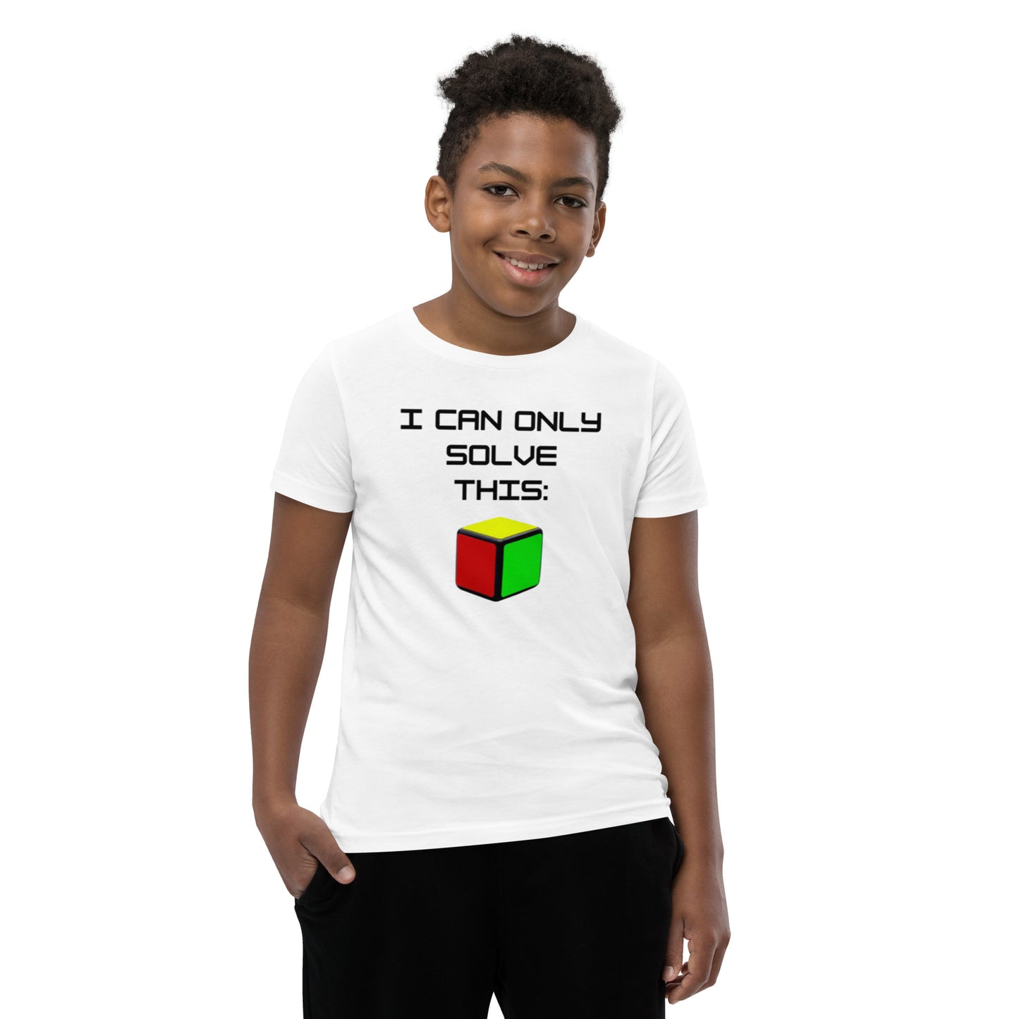 Cubing T-Shirt - I Can Only Solve This (Kids Sizes - Unisex)
